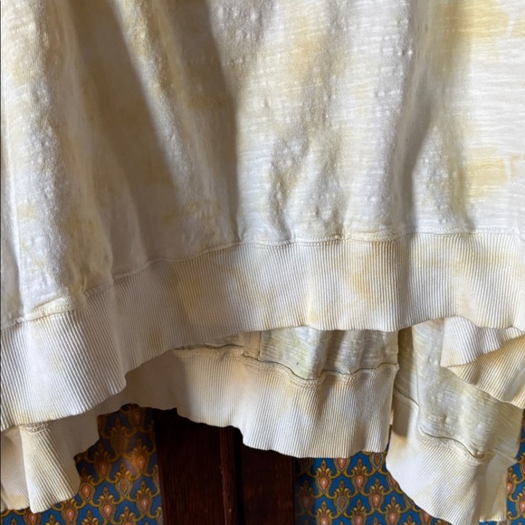 Krista Larson Bode Hoodie One Size Retail $280 in yellow white tie dye - Picture 13 of 13